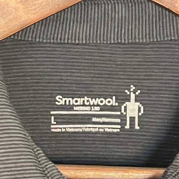 Smartwool Merino Wool 150 Polo Shirt Natural Fiber Short Sleeve T-Shirt Large - Picture 4 of 8